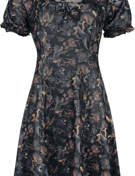 Gothic Kurzes Kleid - Paradise Lost Dress - XS bis 4XL - für Damen - Größe L - multicolor - Frauen - female - Jawbreaker - FashionsVida