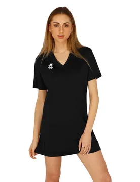 Robe à Manches Courtes V-neck Tech Black XS