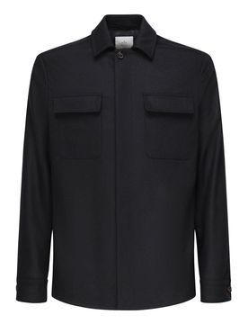 Eleventy Overshirt in misto lana