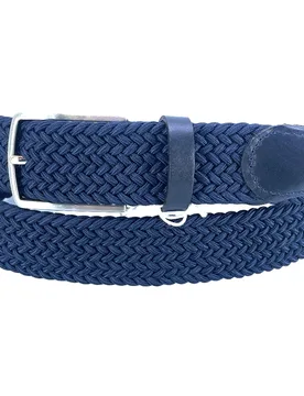 Gürtel Braided, dunkelblau 100_cm - Fenix - FashionsVida