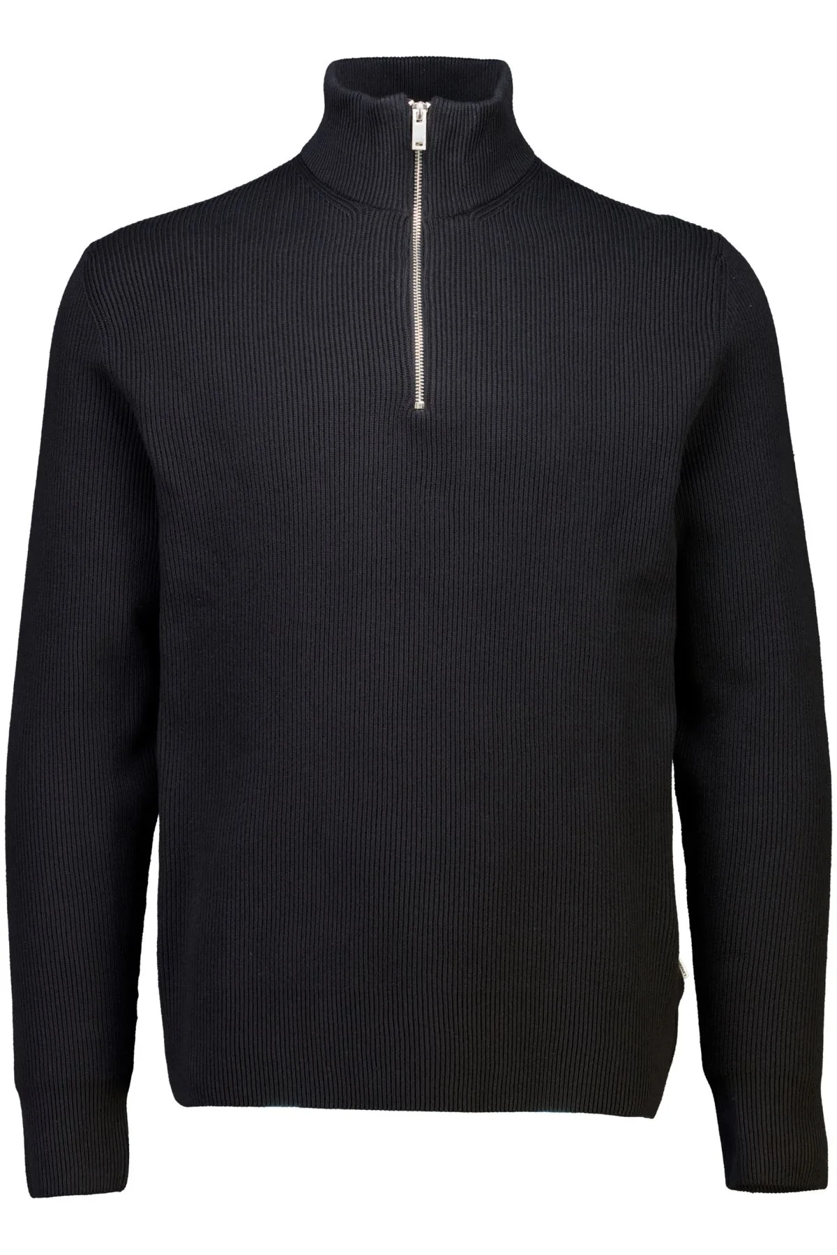 S Half zip rib knit male - S - FashionsVida