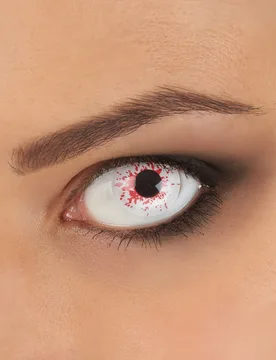 Kontaktlinsen blutig weiss-rot - ZOELIBAT - FashionsVida