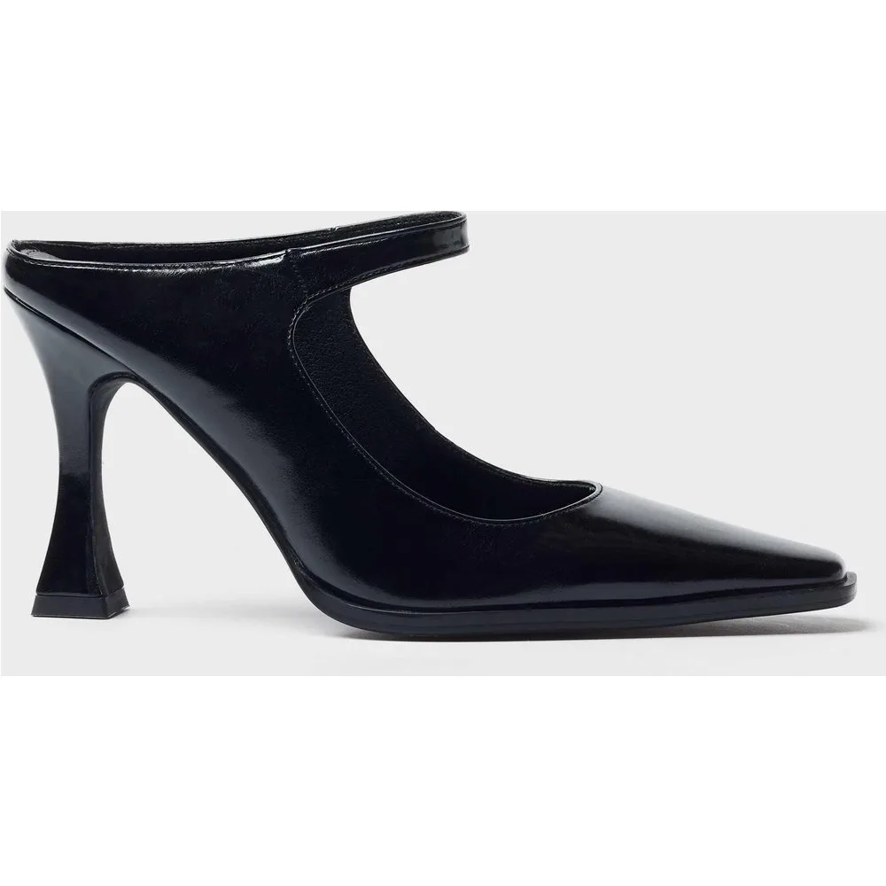 Mules de tacón de mujer con parte delantera en punta - Mim - FashionsVida