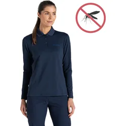 Polo NosiLife Thornbury, langarm, navy xl