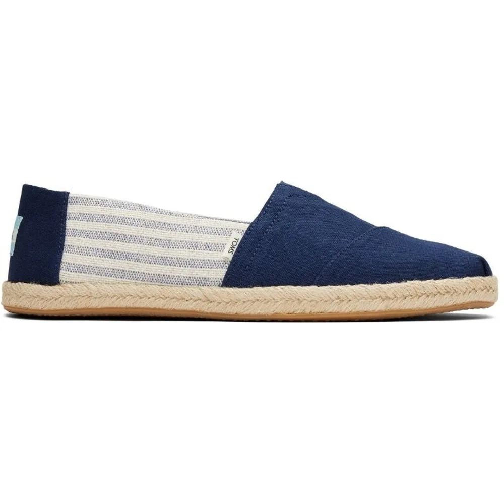 Alpargatas de hombre de lona en marino - TOMS - FashionsVida