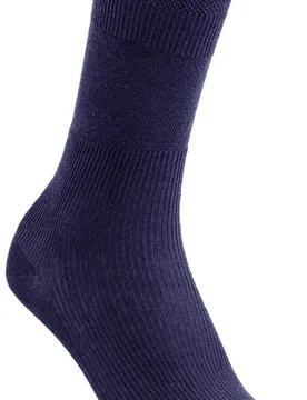 Wool‑rich Softhold® Seam‑free Socks - Navy - Size: L - Cosyfeet - FashionsVida