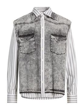 Dolce&Gabbana Camisa vaquera Hombre Gris perla 39,40,41,42,44 Hombre
