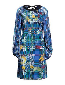 Midi-Kleid Damen Blau 34 Damen