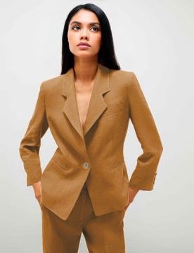 Para mujer. 2513041062200 Blazer Biella (42), Casual, Lino