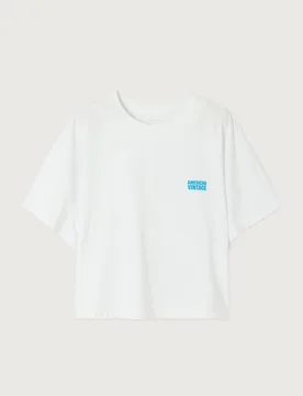 T-SHIRT AMPLE MC COL ROND female - M/L - FashionsVida