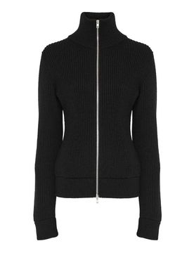Maglione a collo alto con zip
