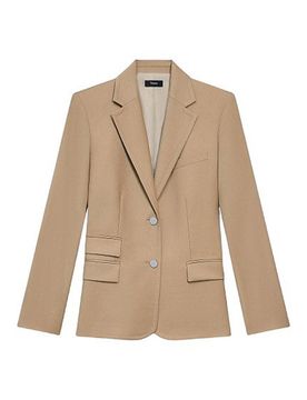 Blazer sartoriale in elegante flanella
