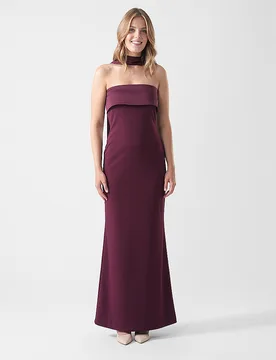 Robe de soirée rouge foncé 32 - Vera Mont - FashionsVida