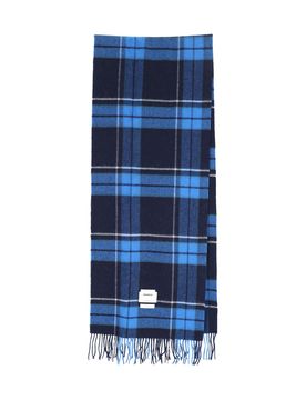 Wool Scarf with Statement Logo Aesthetic
