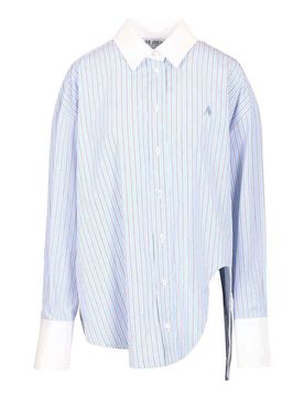 Camicia in cotone a righe