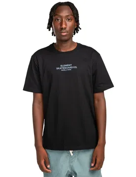 T-shirt à Manches Courtes Skateboard Co Flint Black S