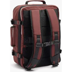 Mochila de mujer con varios compartimentos y cierre de cremallera en liso