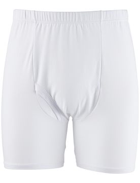 Boxershort mit Eingriff weiss L Herren