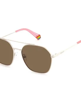 Lunettes De Soleil Polarisées Pld6172s10asp Beige / Polarized Bronze One Size Homme - Polaroid - FashionsVida