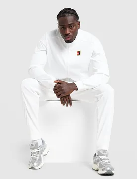 Mens Giacca della Tuta Tennis - Bianco, bianco bianco Uomo taglia L - Nike - FashionsVida