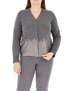 Cardigan Scollo a V GRIGIO M