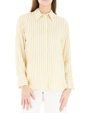 Camicia a righe GIALLO 48