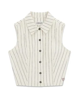 Guess Jeansbluse creme XL damen - Guess - FashionsVida