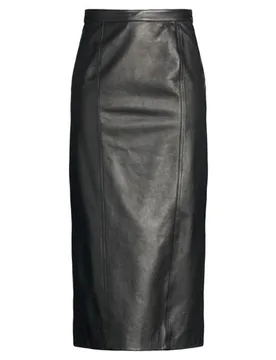 Midi-Rock Damen Schwarz 36 Damen - MM6 MAISON MARGIELA - FashionsVida