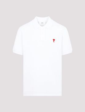 Heart Embroidered Polo Shirt