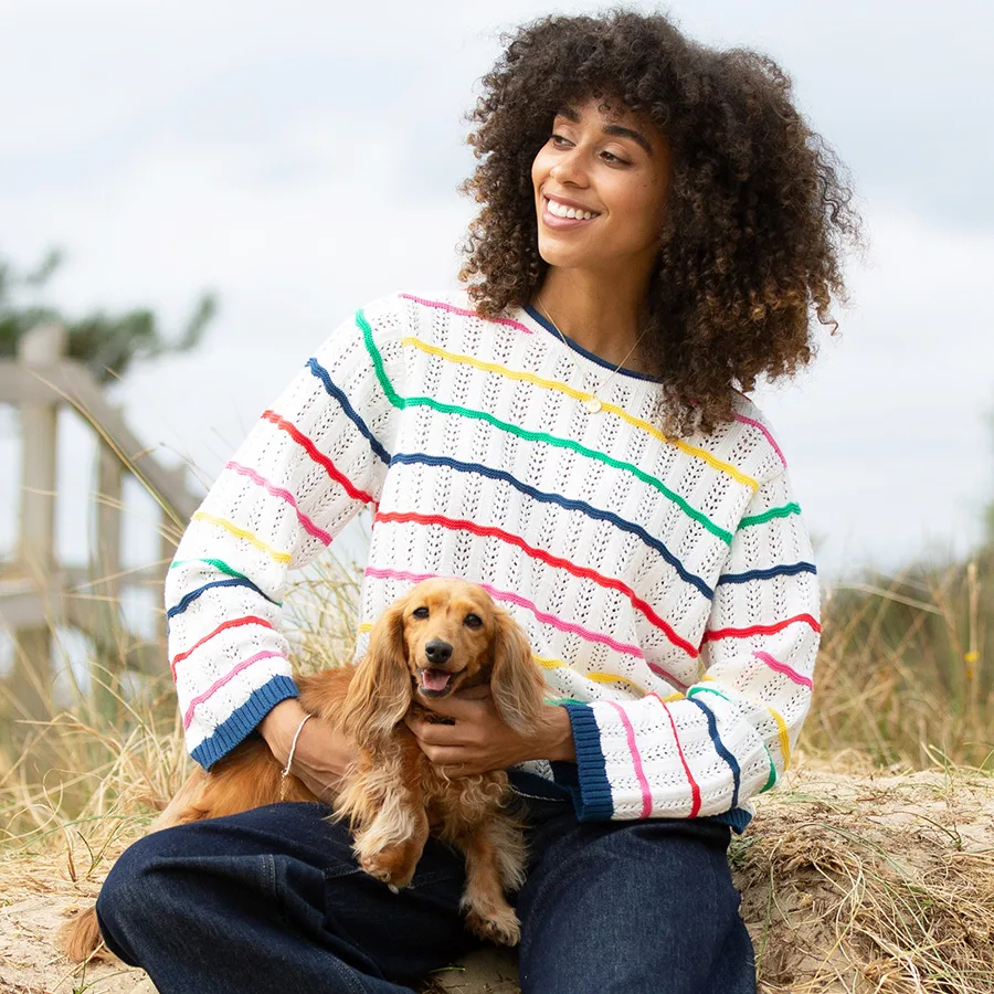 Kite Hermitage Knit Jumper Stripe - Kite Clothing - FashionsVida