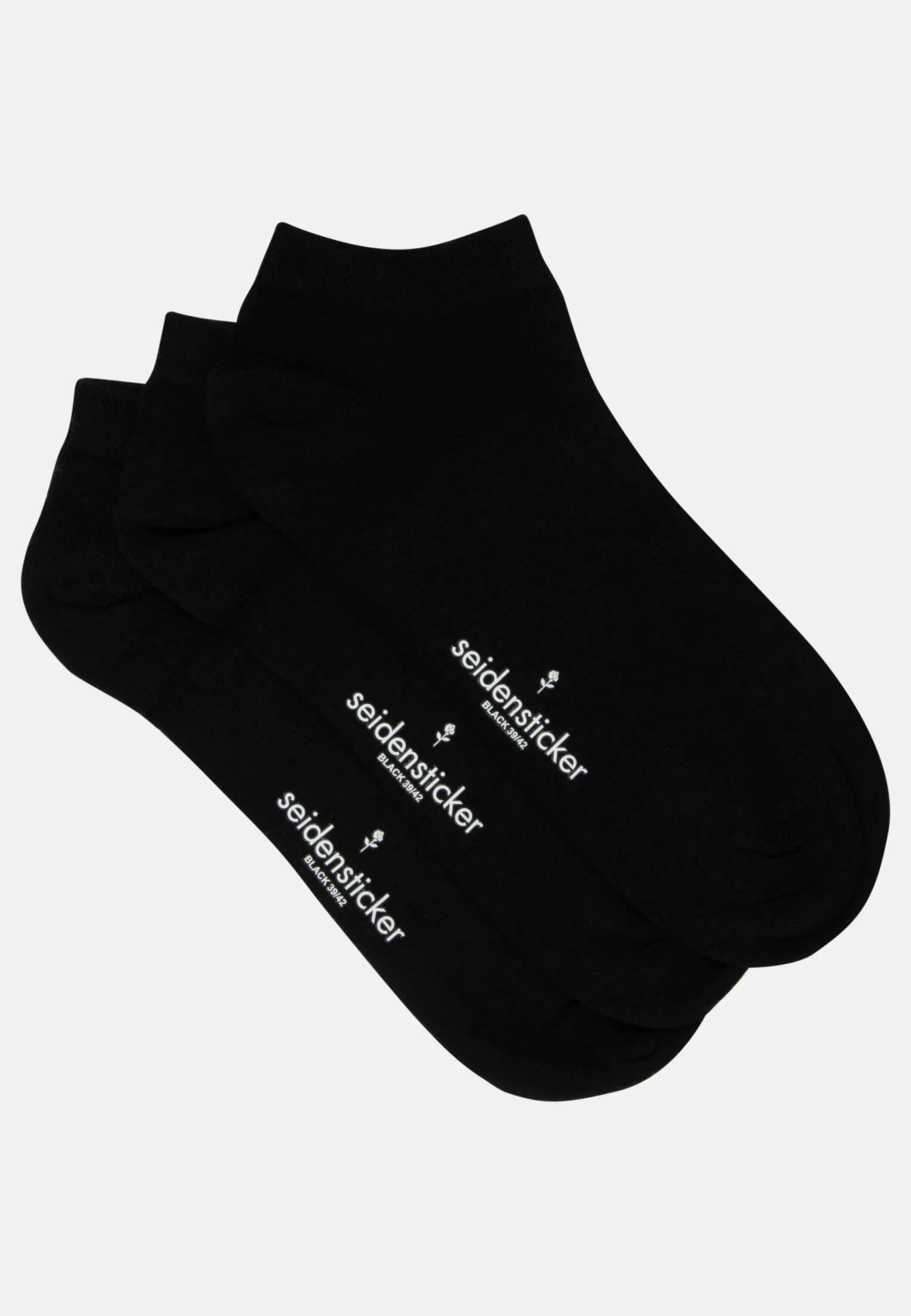 Er-Pack Sneaker Socken Schwarz 39-42 - Seidensticker - FashionsVida