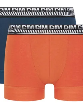 Pack de tres bóxers de algodón con cinturilla colores mix & colors - Dim - FashionsVida