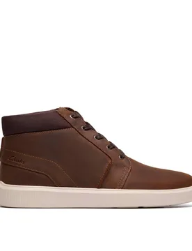 Men's Brodin Mid Beeswax Ankle Boots, Lace Up in Brown Size: 11-Standard Fit - Brown - Size: 11-Standard Fit - Clarks - FashionsVida