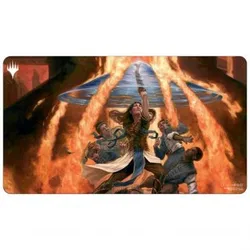 MTG Commander Masters Playmat Blue featuring Fierce Guardianship