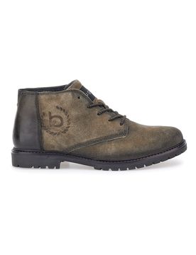 Scarpe Stringate Verde Scuro 321AOJ301432 40