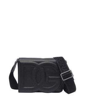 Borsa a mano con logo Dg