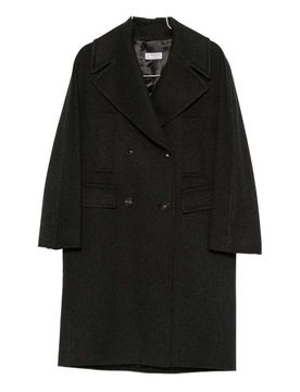Cappotto Doppiopetto In Lana