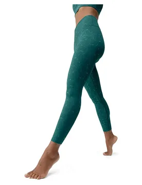Leggings Organic Deep Green XS - Born Living Yoga - FashionsVida