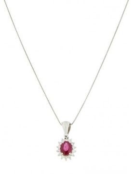Collana Donna Rubino Diamanti CCPQ54R