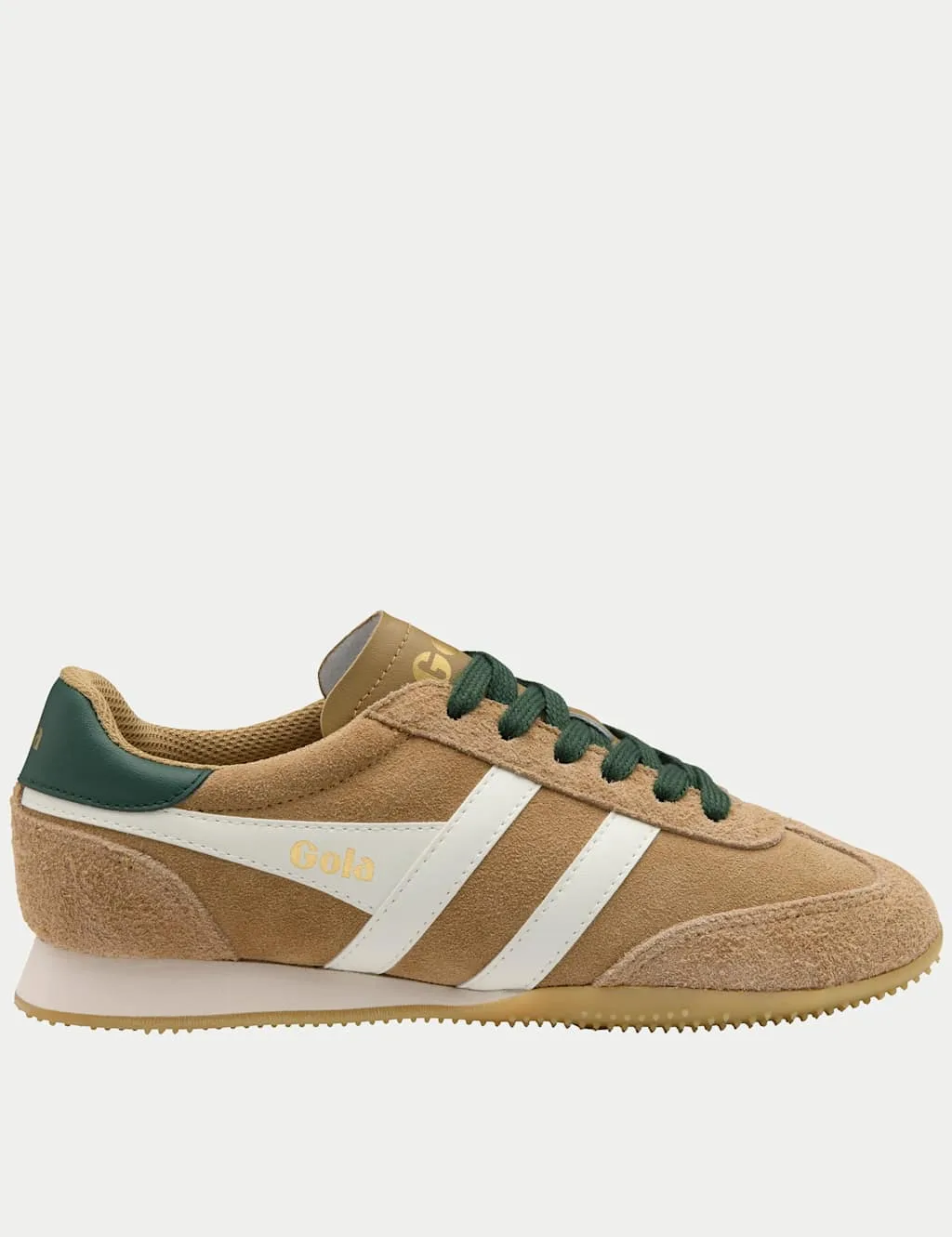 Sprinter Suede Lace Up Trainers Beige Mix female - Gola - FashionsVida
