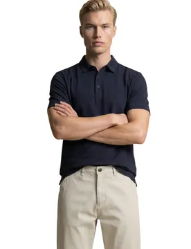 Yos Herren Polo Blau 517071