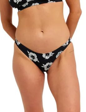 Bas De Bikini Party Wave Full Black / White 2XS