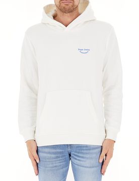 Felpa con cappuccio BIANCO S