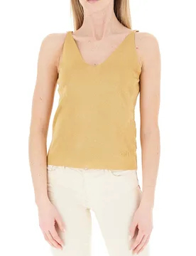 LIU JO Top scollo V ORO L - Liu jo - FashionsVida