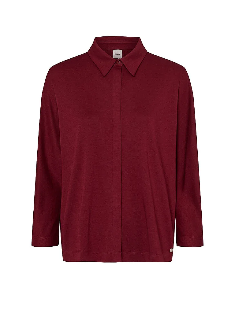Brax Blusa CELIA M rojo oscuro 38 - Brax - FashionsVida