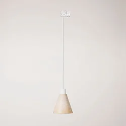 Cables Lampe Suspendue Sans Ampoule Cone Wood Track Stucchi White One Size