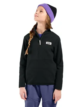Pile Con Mezza Cerniera Classic Black 10 Anni