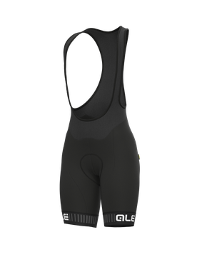 Pantaloncini ciclismo donna SOLID TRAGUARDO nero-bianco 2025