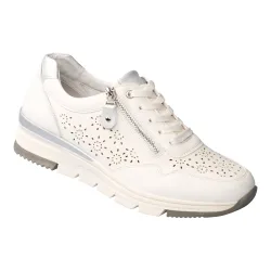 Komfort-Sneaker mit Leder „Isabelle“ 40 weiss