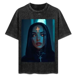 Possession nun T-Shirt Casual Lightweight Short Sleeve Top